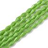 Opaque Glass Beads Strands GLAA-P001-03A-02-1