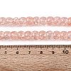 Crackle Transparent Glass Beads Strands GLAA-N069-03A-06-4