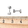 304 Stainless Steel Stud Earrings for Women X-EJEW-E603-05A-P-2
