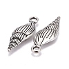 Tibetan Style Alloy Pendants TIBEP-20321-AS-RS-2