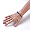 Natural & Synthetic Mixed Stone Stretch Bracelets BJEW-JB03905-5
