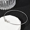304 Stainless Steel Bangles for Women BJEW-C088-02P-2