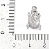 304 Stainless Steel Rhinestone Pendants X-STAS-L022-478P-3