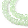 Baking Paint Imitation Jade Glass Bead Strands DGLA-A034-J4MM-A03-3