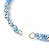 Polyester Braided Bead Bracelet Making AJEW-JB01250-05-2