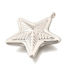 Non-Tarnish 304 Stainless Steel Pendants LS-STAS-C073-03P-1-2