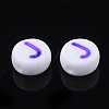 Initial Acrylic Beads X-OACR-E001-20J-2