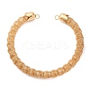 14mm Twist Iron Chain Necklaces NJEW-G163-02KCG-4