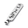 Non-Tarnish 304 Stainless Steel Pendants LS-STAS-D036-14B-P-2