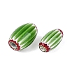 Handmade Millefiori Glass Barrel Beads LA-N002-03F-2
