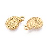 304 Stainless Steel Conch Shaped Charms STAS-T067-54G-2