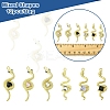 12Pcs 2 Styles Rack Plating Alloy Pendants FIND-FS0003-69-5