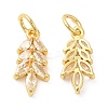Rack Plating Brass Pave Cubic Zirconia Pendants LS-KK-Z026-02G-1