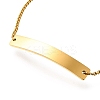 304 Stainless Steel Box Chain Slider Bracelets BJEW-M233-02G-2