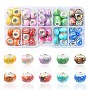 60pcs 10 Colors Opaque Resin European Beads RPDL-YW0001-03-1