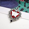 Alloy Enamel Pendants FIND-SZC0013-232-1