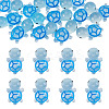 12Pcs Luminous Translucent Resin Sea Animal Cabochons RESI-TA0004-56F-2