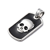 304 Stainless Steel Enamel Pendants STAS-U043-06A-P-2