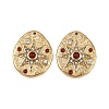 304 Stainless Steel Crystal Rhinestone & Natural Carnelian(Mixed Dyed and Undyed) Pendants STAS-F322-14G-02-1