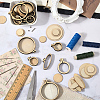 5Pcs 5 Styles Wood Embroidery Hoop DIY-CP0012-43C-3