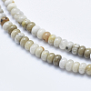 Natural Silver Leaf Jasper Beads Strands G-E444-36B-3