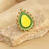 304 Stainless Steel Enamel Finger Rings for Women LS-RJEW-Z096-01G-01-1