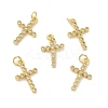 Brass Micro Pave Cubic Zirconia Pendants LS-KK-E068-VB256-2