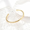 Ion Plating(IP) 304 Stainless Steel Simple Thin Cuff Bangles BJEW-P296-02G-5