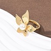 Opaque Acrylic Imitation Pearl Finger Rings RJEW-P177-03B-G-3