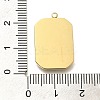 Ion Plating(IP) 304 Stainless Steel Pave Shell Pendants STAS-K263-67G-3