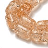 Transparent Crackle Glass Beads Strands GLAA-NH0001-04B-3