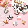 16Pcs 8 Style Food Grade Eco-Friendly Silicone Focal Beads SIL-CJ0001-11-5