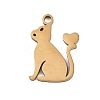 201 Stainless Steel Charms LS-STAS-Z155-03G-1