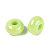 Opaque Acrylic European Beads OACR-E033-19F-2