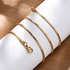304 Stainless Steel Snake Chain Necklaces MAK-L015-03C-4