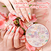 10 Sets 5 Colors Glitter Glass Cabochons MRMJ-GA0001-22-6