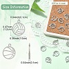 20Pcs 2 Styles 304 Stainless Steel Charms STAS-YW0002-59-3