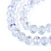 Transparent Glass Beads Strands EGLA-N016-6mm-02-3