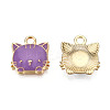 Eco-Friendly Zinc Alloy  Pendants ENAM-R051-01-07G-NR-1