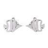 Non-Tarnish 201 Stainless Steel Pendants LS-STAS-T052-49P-1