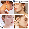 100Pcs 304 Stainless Steel Ball Post Stud Earring Findings STAS-BBC0008-46-6