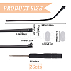 Alloy Eyeglass Leg Accessories FIND-WH20019-98B-2