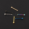 304 Stainless Steel Round Ball Nose Bone Rings WG2C4E4-01-1