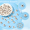 100Pcs Synthetic Howlite European Beads TURQ-PA0001-04A-6