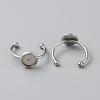 Stainless Steel Ring Components STAS-WH0029-98B-P-2