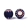 Handmade Millefiori Glass Round Beads LS-LA-N002-12B-3
