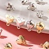 16Pcs 4 Style Spray Painted Alloy Stud Earrings Findings FIND-LS0001-66-5