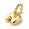 Brass Micro Pave Cubic Zirconia Pendants KK-K345-13N-G-2