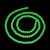 Luminous Glass Bead Strands GLAA-H018-01B-1