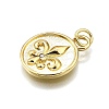 Rack Plating Brass Micro Pave Cubic Zirconia Pendants KK-K401-80G-2
